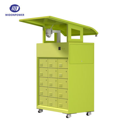 Groen 72V 20AH-accu-uitwisselstation 15 Slot-accu-uitwisselstation