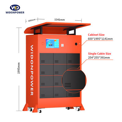 Hoge capaciteit Smart Battery Exchange Cabinet CE-gecertificeerd batterijwisselbaar systeem