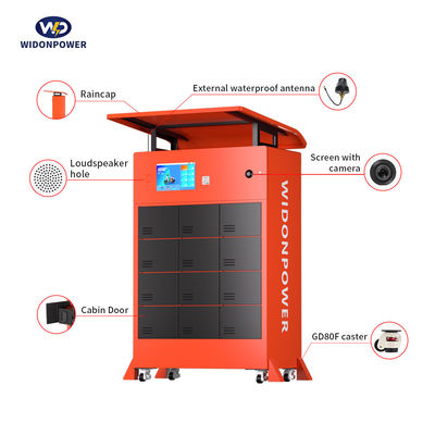 UV ozon sterilisatie batterij swapping station Tot 312 swaps per dag betaling met debetkaart oplossing 99,99% sterilisatie