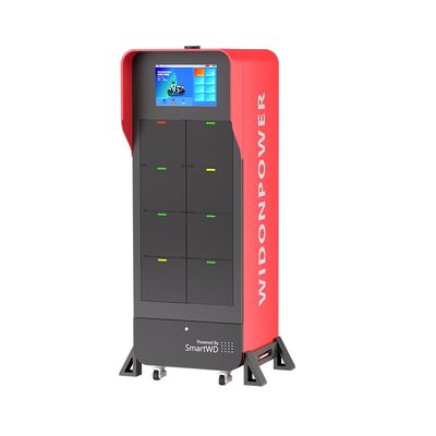 8-Bay Direct Plug-in Accuwissel Kast voor Elektrische Fietsen & Bezorgvoertuigen